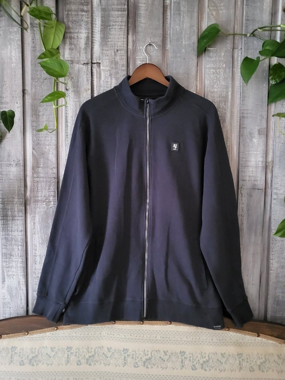 Full Zip Sweatshirt Track Jacket Blue XXL Mens NWOT